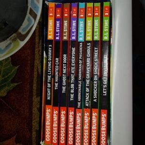 8 goosebumps box set books
